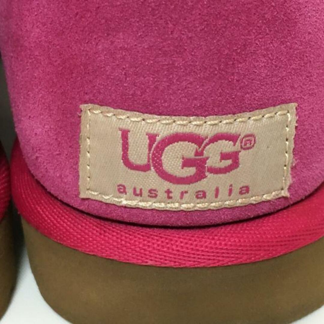 UGG(アグ)のUGG(アグ) ショートブーツ W7 レディース クラシックショート 5825 ピンク ムートン レディースの靴/シューズ(ブーツ)の商品写真