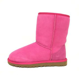 アグ(UGG)のUGG(アグ) ショートブーツ W7 レディース クラシックショート 5825 ピンク ムートン(ブーツ)