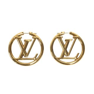 LOUIS VUITTON - 　ルイ・ヴィトン LOUIS VUITTON ピアス フープ ルイーズ ゴールド メッキ アクセサリー