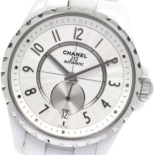 シャネル(CHANEL)のシャネル CHANEL H3837 J12 白セラミック 自動巻き メンズ 保証書付き_807630(腕時計(アナログ))