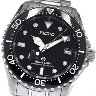 セイコー(SEIKO)のセイコー SEIKO SBGA029/9R65-0AM0 グランドセイコー ダイバーズ パワーリザーブ スプリングドライブ メンズ _810190(腕時計(アナログ))