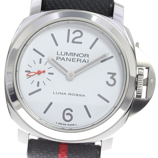 パネライ(PANERAI)のパネライ PANERAI PAM01342 ルミノール ルナロッサ 世界限定1500本 スモールセコンド 手巻き メンズ 良品 保証書付き_808631(腕時計(アナログ))