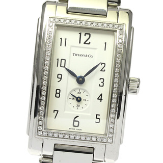 ティファニー(Tiffany & Co.)のティファニー TIFFANY&Co. Z0030.13.10B21.A00A グランド スモールセコンド ダイヤベゼル クォーツ レディース 良品 _806291(腕時計)