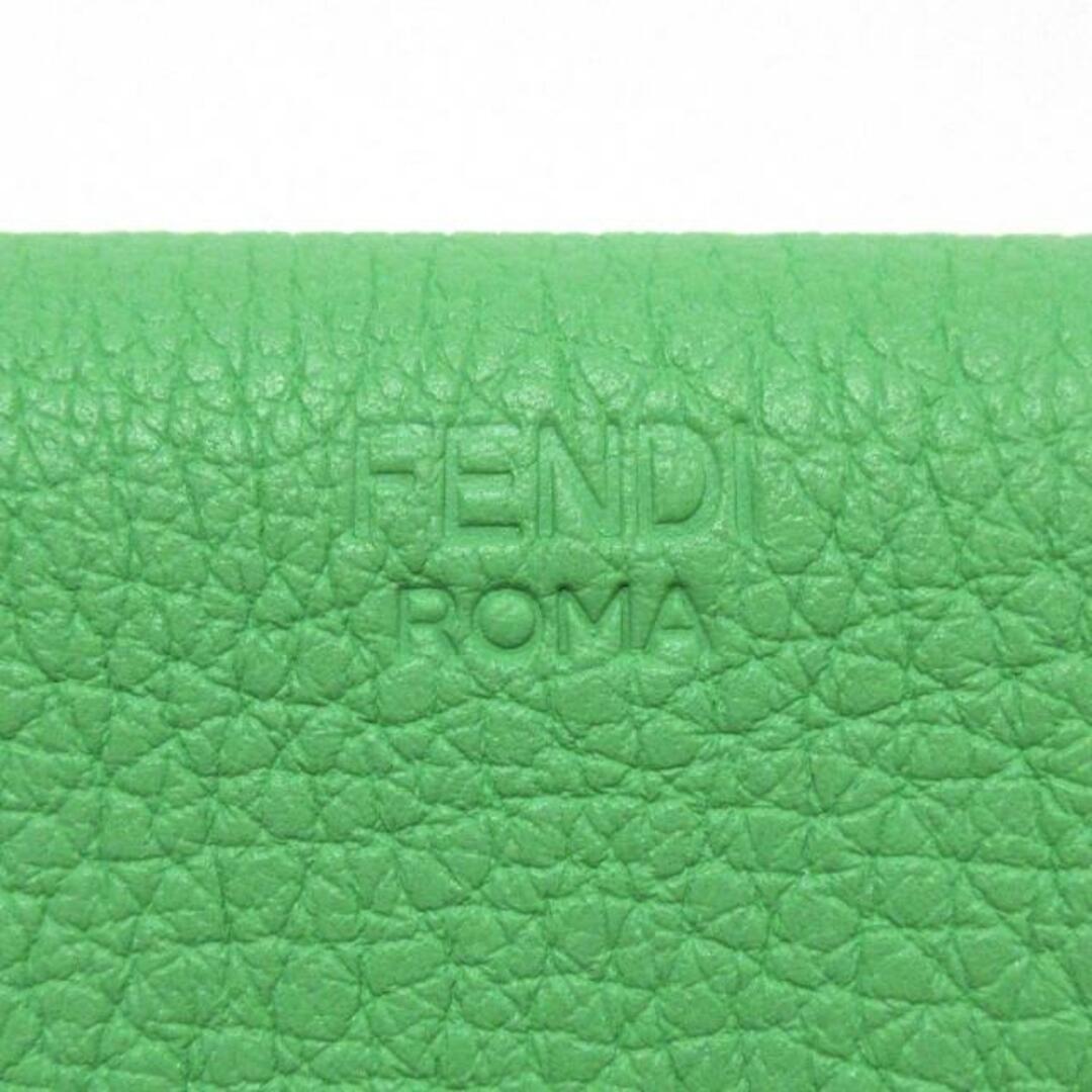 FENDI(フェンディ)のFENDI(フェンディ) 3つ折り財布美品  ピーカブー 8M0426 ライトグリーン レザー レディースのファッション小物(財布)の商品写真