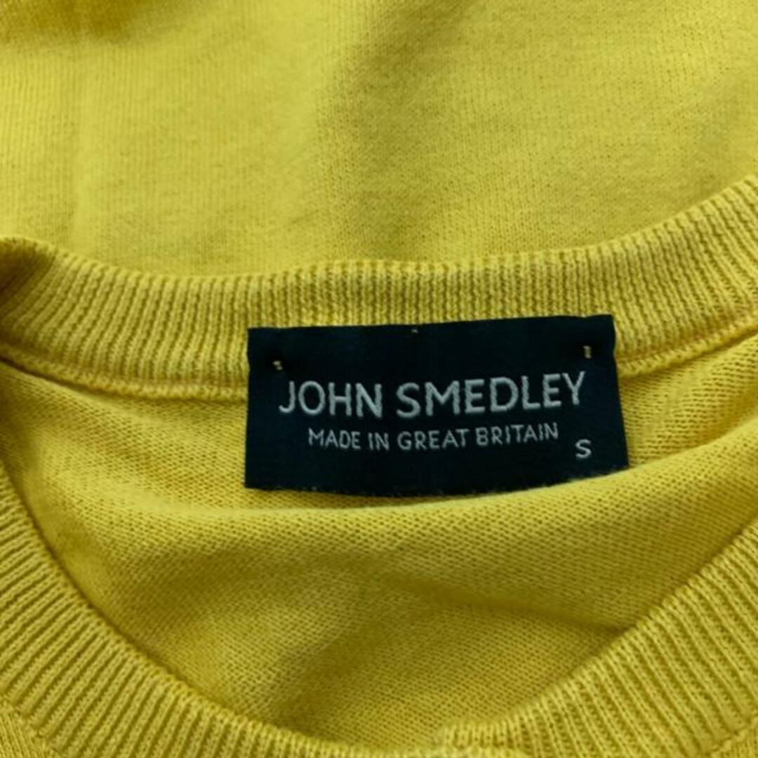 JOHN SMEDLEY(ジョンスメドレー)のJOHN SMEDLEY(ジョンスメドレー) カーディガン サイズ1 S レディース美品  - ダークイエロー 長袖 レディースのトップス(カーディガン)の商品写真