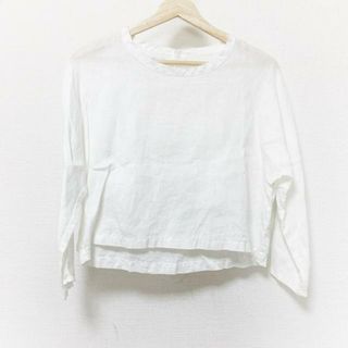 フォグリネンワーク(fog linen work)のfog linen work/FLW(フォグリネンワーク) 長袖カットソー レディース美品  - アイボリー クルーネック(カットソー(長袖/七分))