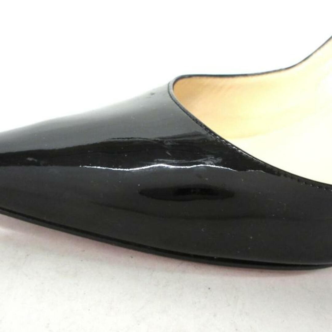 Christian Louboutin(クリスチャンルブタン)のCHRISTIAN LOUBOUTIN(クリスチャンルブタン) パンプス 37 レディース - 黒 エナメル（レザー） レディースの靴/シューズ(ハイヒール/パンプス)の商品写真