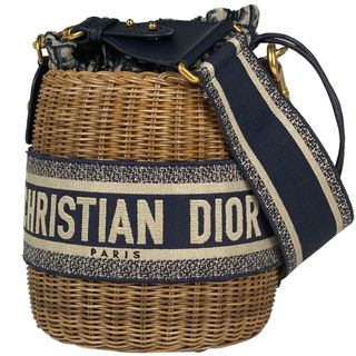 クリスチャンディオール(Christian Dior)のクリスチャンディオール オブリーク バケットバッグ レディース 【中古】(ショルダーバッグ)