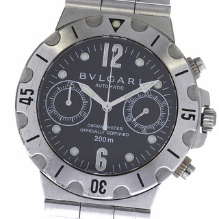 ブルガリ(BVLGARI)のブルガリ BVLGARI SCB38S ディアゴノ スクーバ クロノグラフ 自動巻き メンズ _800441(腕時計(アナログ))