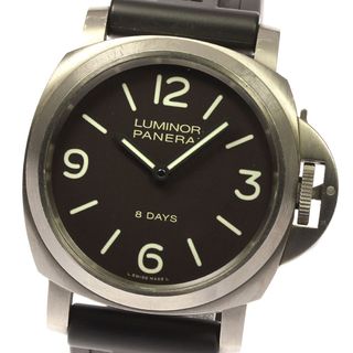 パネライ(PANERAI)のパネライ PANERAI PAM00562 ルミノール ベース 8デイズ 手巻き メンズ 保証書付き_808694(腕時計(アナログ))