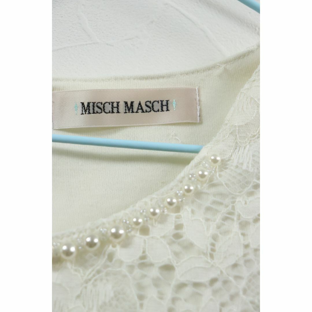 MISCH MASCH(ミッシュマッシュ)のプロフ必読MISCH MASCHレース半袖カットソー/良品かわいいM レディースのトップス(Tシャツ(半袖/袖なし))の商品写真