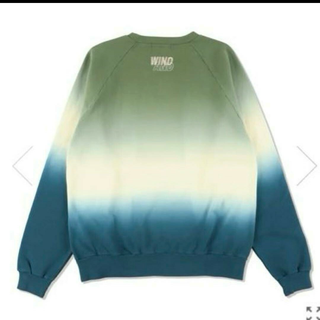 WIND AND SEA(ウィンダンシー)のWIND AND SEA  STEP_DYE RAGLAN CREW NECK メンズのトップス(スウェット)の商品写真