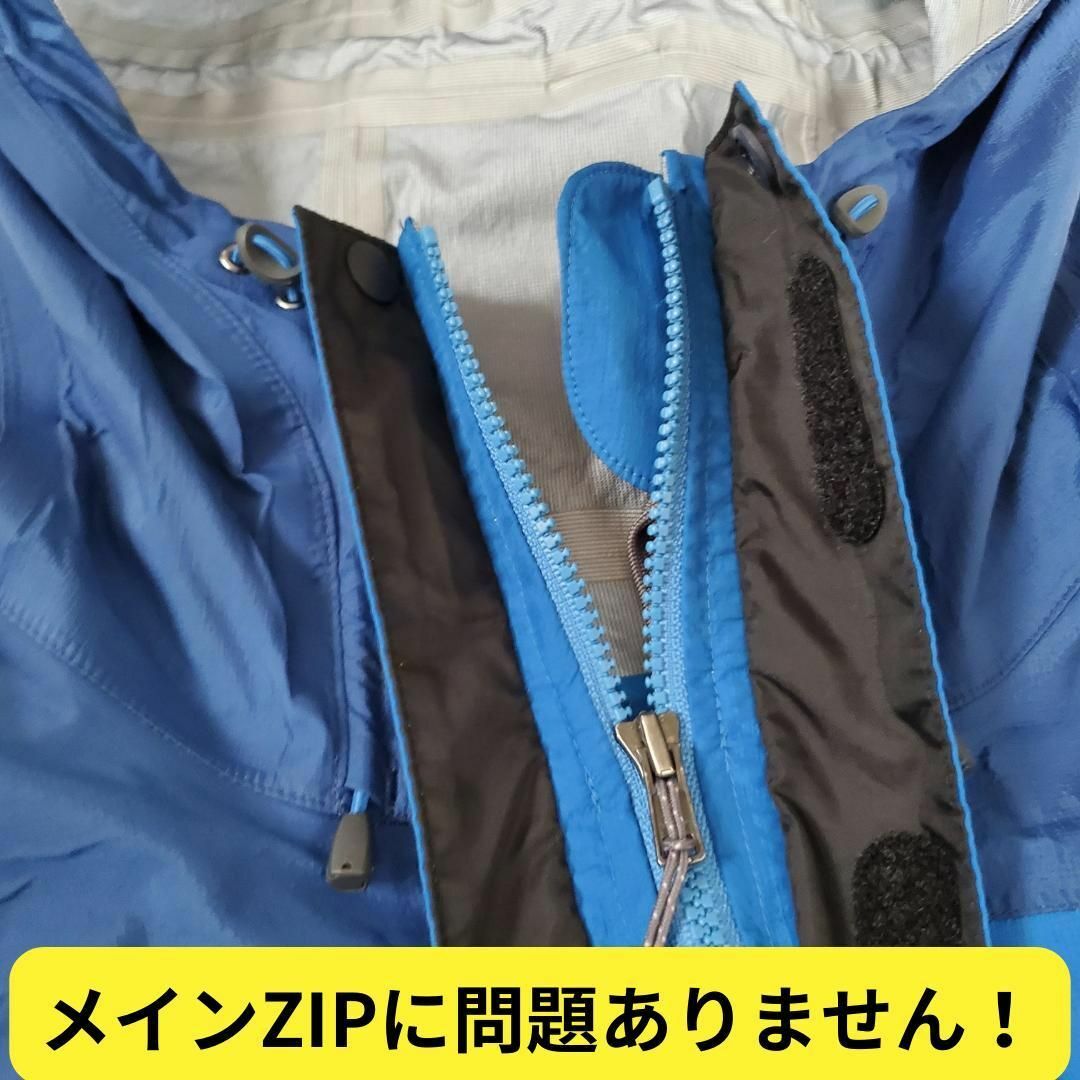 mont bell(モンベル)の訳あり美品！モンベル　サンダーパスジャケット　登山　XL　キャンプ　フェス メンズのジャケット/アウター(ナイロンジャケット)の商品写真