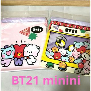 BT21 - BTS LINEFRIENDS  BT21 ポーチ minini 巾着セット