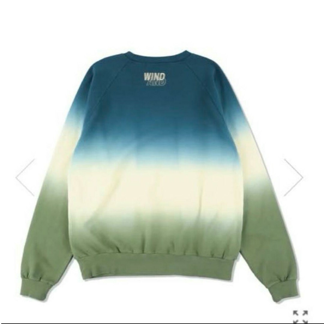 WIND AND SEA(ウィンダンシー)のWIND AND SEA  STEP_DYE RAGLAN CREW NECK メンズのトップス(スウェット)の商品写真