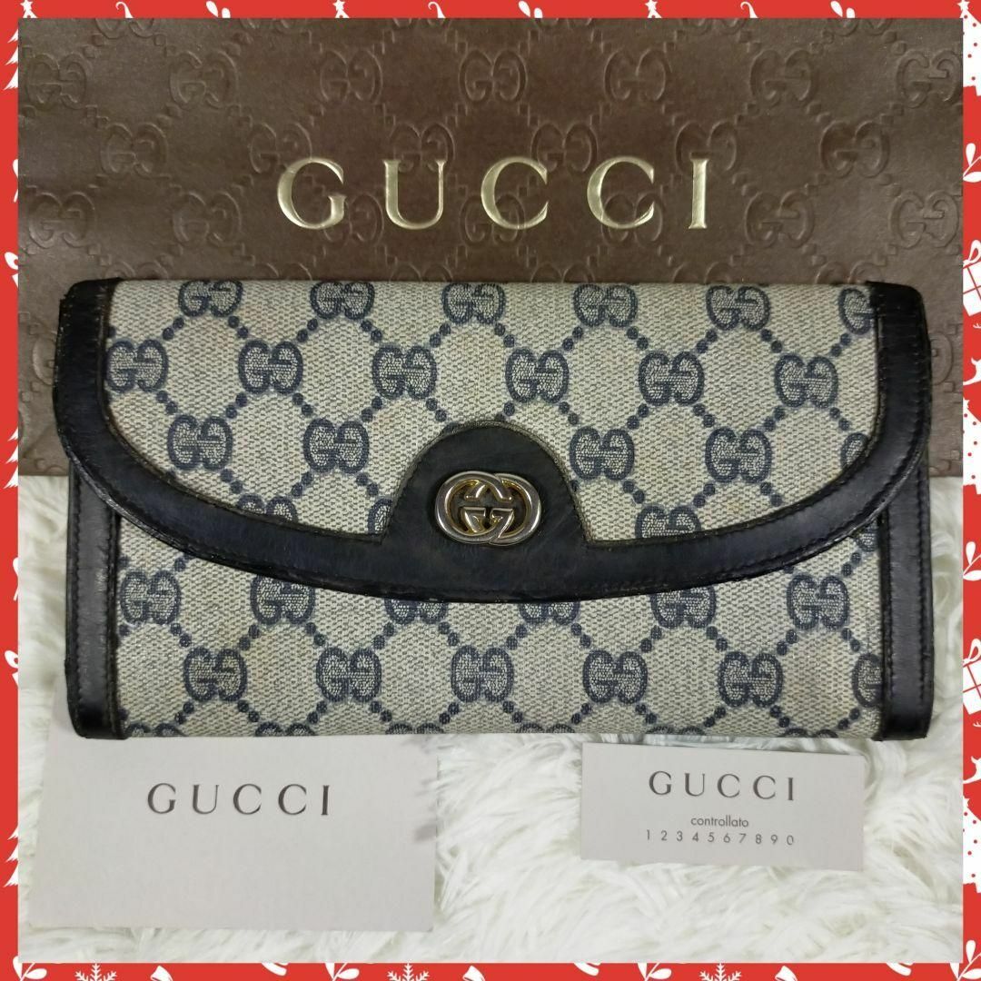 Gucci(グッチ)のCO-cha様専用【GUCCI】グッチ長財布　オールドグッチ　✨PVC✨ レディースのファッション小物(財布)の商品写真