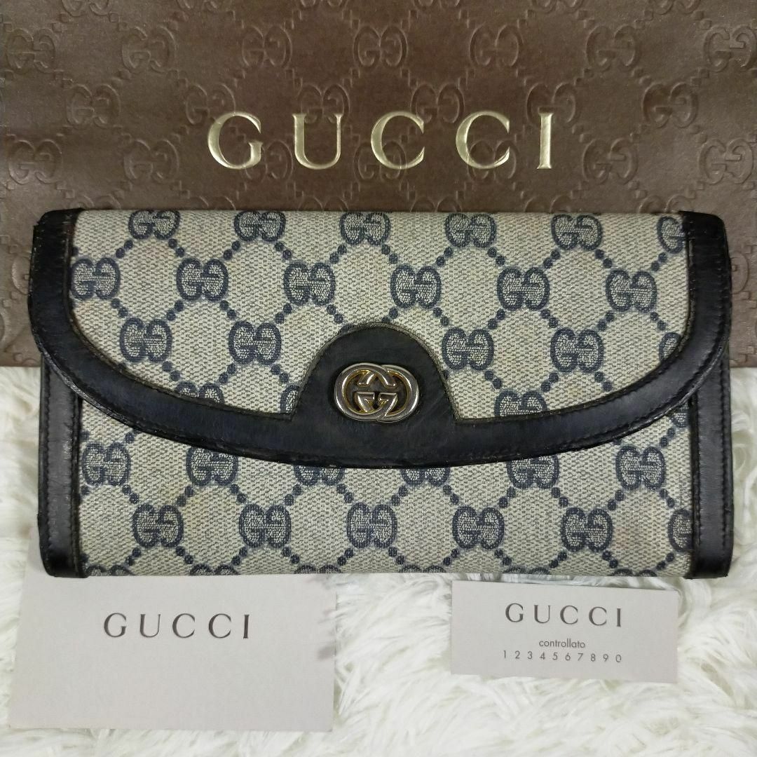 Gucci(グッチ)のCO-cha様専用【GUCCI】グッチ長財布　オールドグッチ　✨PVC✨ レディースのファッション小物(財布)の商品写真