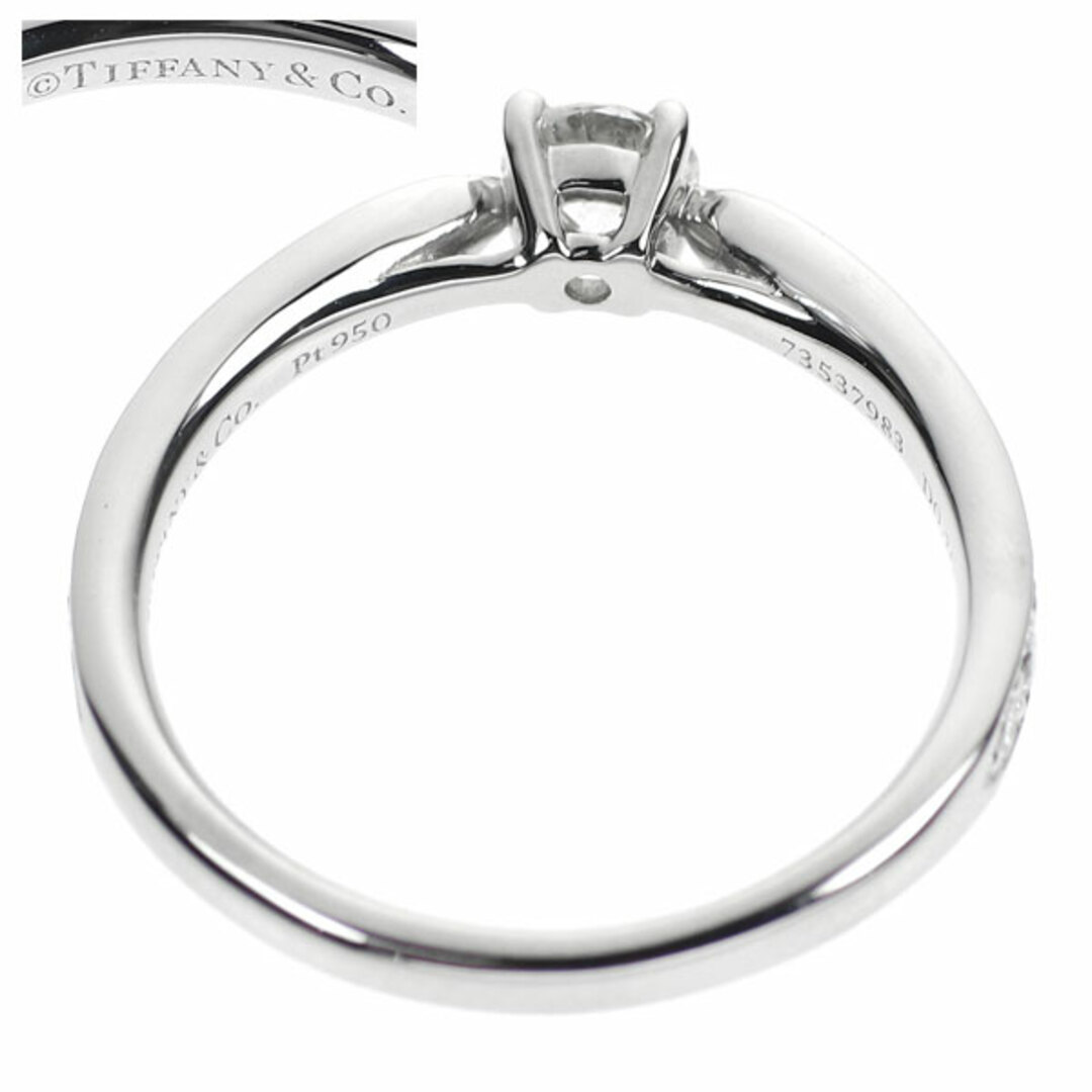 Tiffany & Co.(ティファニー)のティファニー Pt950 ダイヤモンド リング 0.20ct H VS1 3EX ハーモニーハーフサークル レディースのアクセサリー(リング(指輪))の商品写真