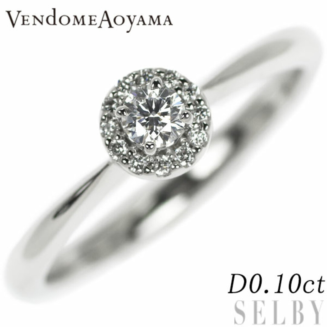 Vendome Aoyama(ヴァンドームアオヤマ)のヴァンドーム青山 Pt950 ダイヤモンド リング 0.10ct レディースのアクセサリー(リング(指輪))の商品写真