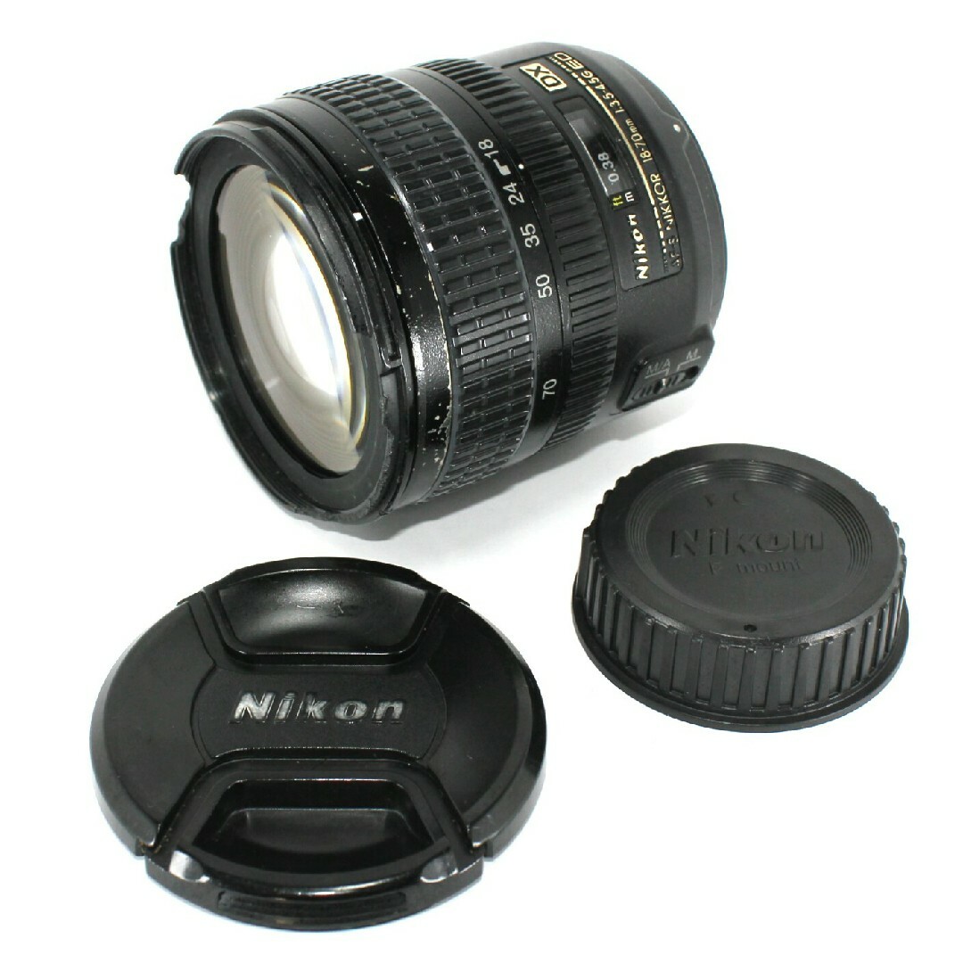 Nikon(ニコン)のNikon AF-S DX 18-70mm ED ズームレンズ✨訳あり完動品✨ スマホ/家電/カメラのカメラ(レンズ(ズーム))の商品写真