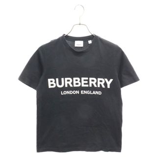 BURBERRY - BURBERRY バーバリー ロゴプリントクルーネックTシャツ 半袖カットソー ブラック レディース 8011651