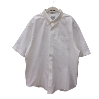 エルエルビーン(L.L.Bean)のエルエルビーン L.L.BEAN シャツ 五分袖 17 1/2 白 ホワイト(シャツ)