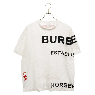 BURBERRY - BURBERRY バーバリー ホースフェリープリントロゴTシャツ 半袖カットソー ホワイト 8017103