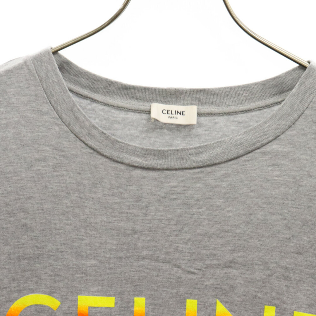 celine(セリーヌ)のCELINE セリーヌ 22AW Gradation Logo Tee グラデーションロゴ半袖Tシャツ 半袖カットソー グレー 2X10B671Q メンズのトップス(Tシャツ/カットソー(半袖/袖なし))の商品写真