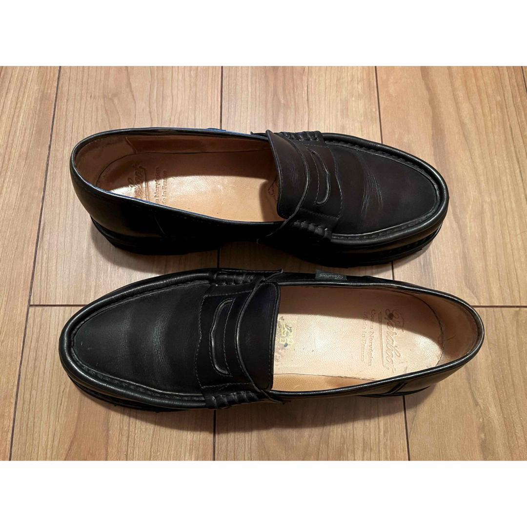 Paraboot(パラブーツ)のParaboot Reims サイズ7ハーフ NOIR  パラブーツ ランス メンズの靴/シューズ(スリッポン/モカシン)の商品写真