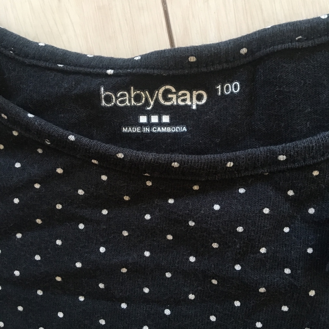 GAP Kids(ギャップキッズ)のbaby GAP 100 水玉ワンピース キッズ/ベビー/マタニティのキッズ服女の子用(90cm~)(ワンピース)の商品写真