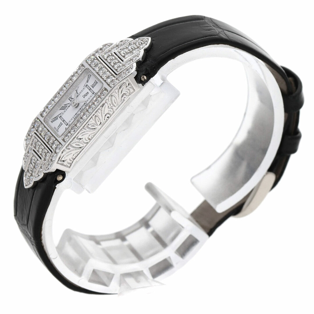 AUDEMARS PIGUET(オーデマピゲ)のAUDEMARS PIGUET チャールストン ベゼル ダイヤモンド 腕時計 K18WG 革 ダイヤモンド レディース レディースのファッション小物(腕時計)の商品写真