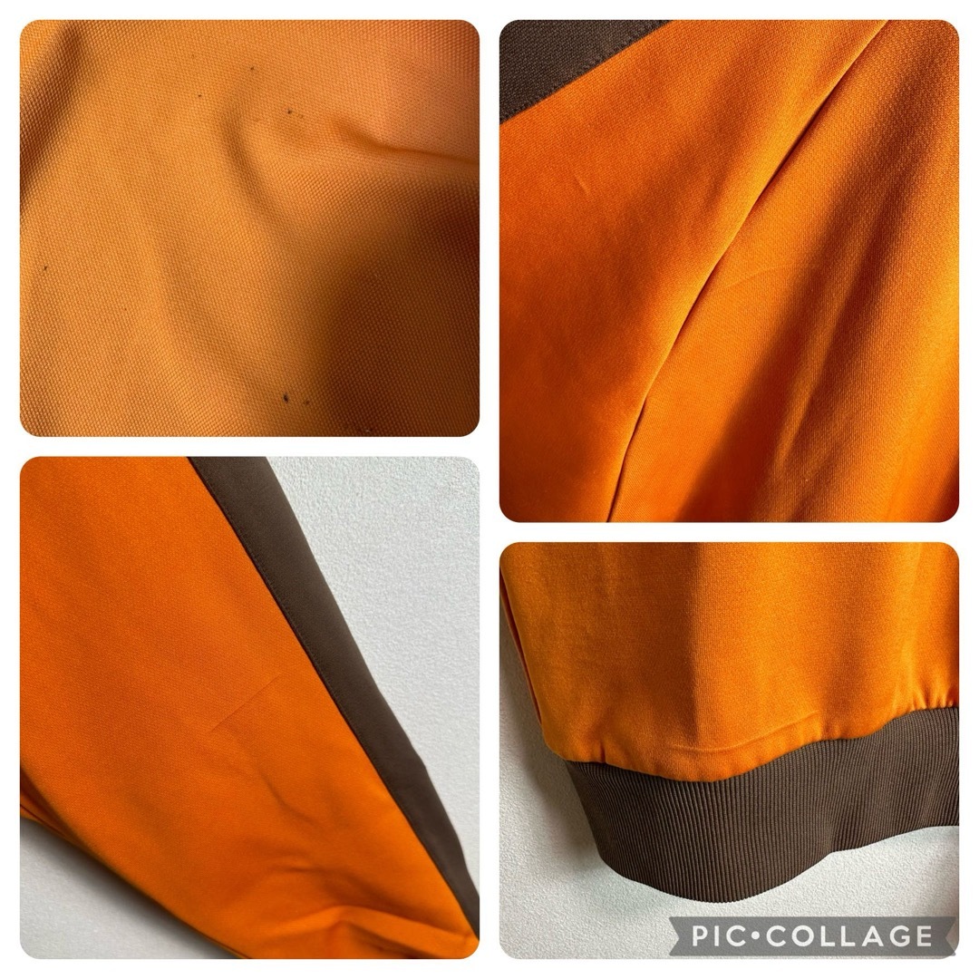 le coq sportif(ルコックスポルティフ)のルコック　Lサイズ　ジャージ　人気デザイン　人気カラー　オレンジ　ブラウン　茶色 メンズのトップス(ジャージ)の商品写真