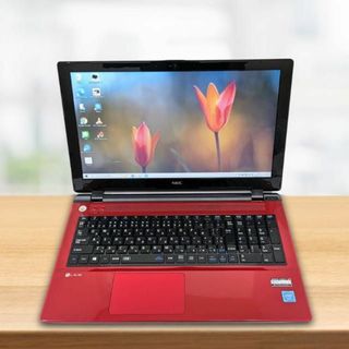 エヌイーシー(NEC)の希少なレッド！1000GBで大容量保存✨NECノートPC✨WEBカメラ付き(ノートPC)