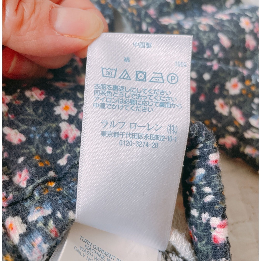 Ralph Lauren(ラルフローレン)のラルフローレン　花柄パーカー キッズ/ベビー/マタニティのベビー服(~85cm)(その他)の商品写真