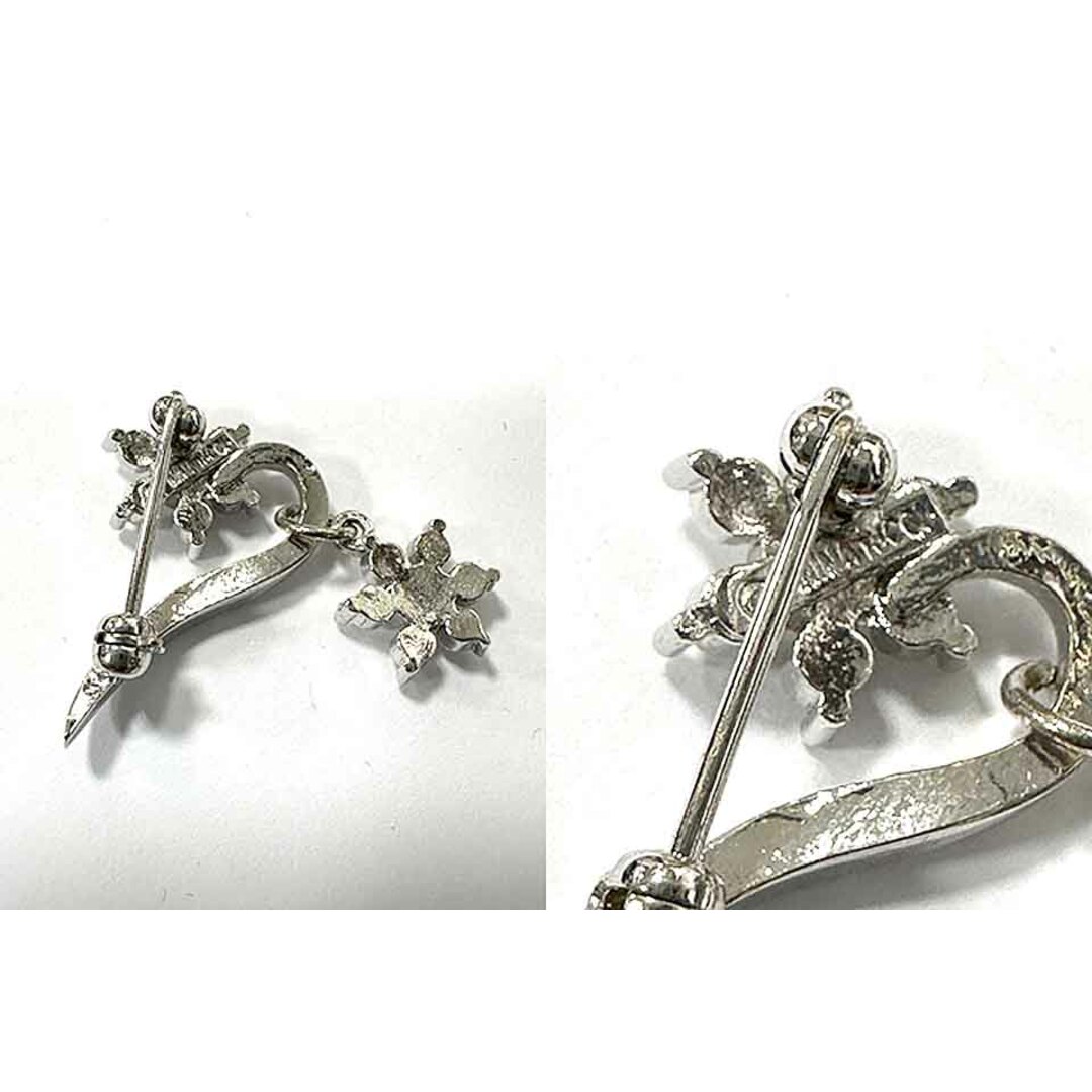 NINA RICCI(ニナリッチ)の【中古】NINA RICCI  ニナリッチ　アクセサリー ブローチ レディース シルバー色 レディースのアクセサリー(ブローチ/コサージュ)の商品写真