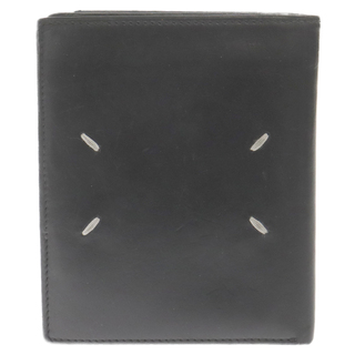 マルタンマルジェラ(Maison Martin Margiela)のMaison Margiela メゾンマルジェラ LEATHER WALLET S35UI0437 4ステッチ レザーウォレット 二つ折り財布 ブラック(折り財布)