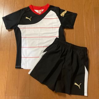 プーマ(PUMA)のPUMA、プーマ、半袖、短パン、ブラック、ホワイト、120(その他)