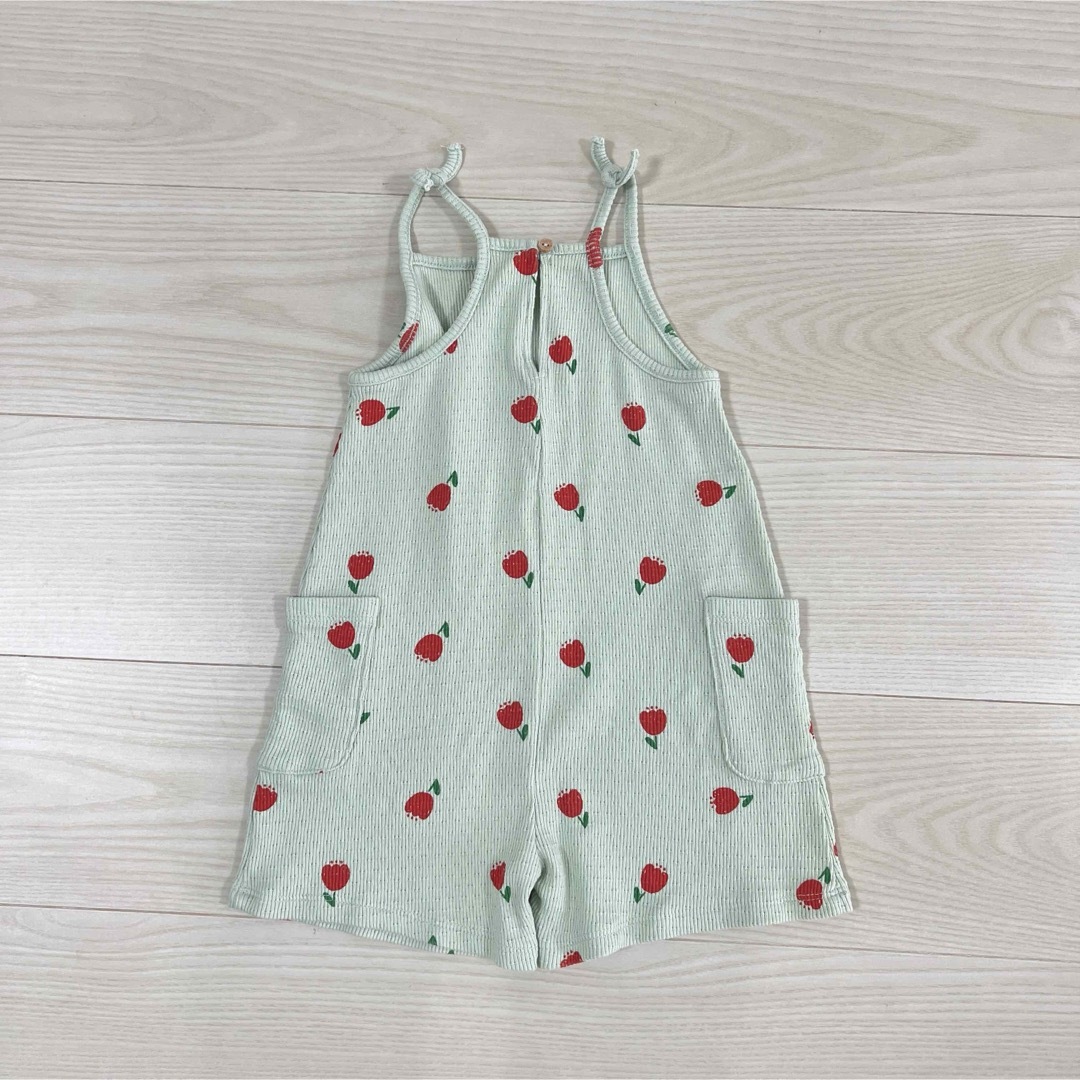 ZARA KIDS(ザラキッズ)のZARA KIDS  チューリップ柄 オールインワン キッズ/ベビー/マタニティのキッズ服女の子用(90cm~)(パンツ/スパッツ)の商品写真