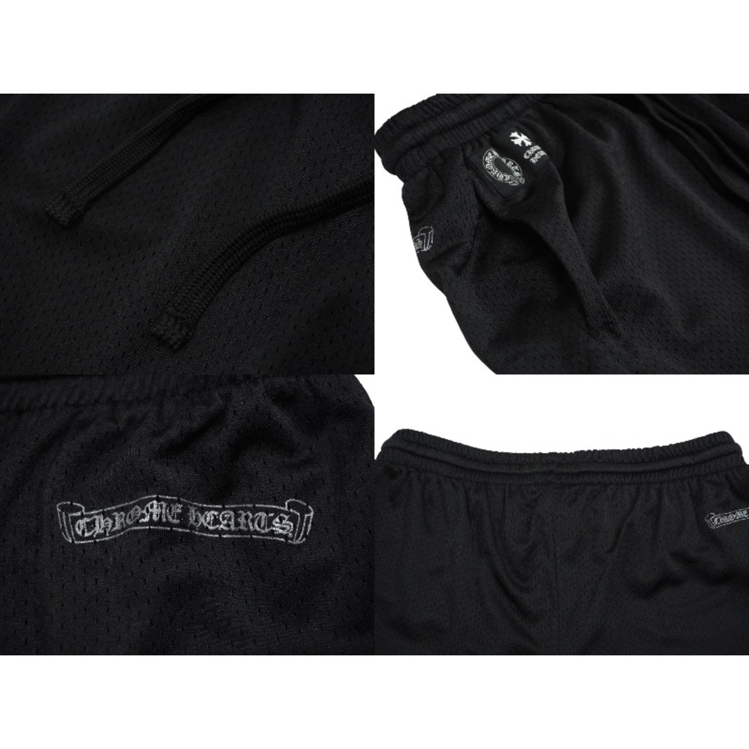 Chrome Hearts(クロムハーツ)の新品未使用品 CHROME HEARTS クロムハーツ MESH VARSITY SHORTS ハーフパンツ メッシュパンツ ブラック Mサイズ 中古 61741 メンズのパンツ(ショートパンツ)の商品写真