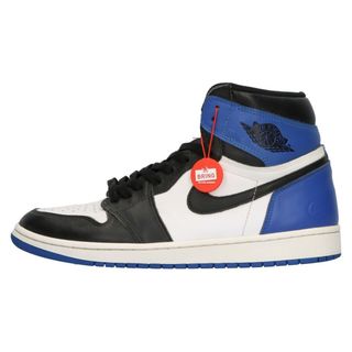 ナイキ(NIKE)のNIKE ナイキ ×fragment design Air Jordan 1 Retro High OG×フラグメントデザイン エアジョーダン1 レトロ ハイカットスニーカー 716371-040 US10.5/28.5cm(スニーカー)