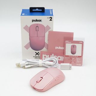 パルサー(PULSAR)のPulsar (パルサー) X2 PINK EDITION size2 ワイヤレスゲーミングマウス(PC周辺機器)