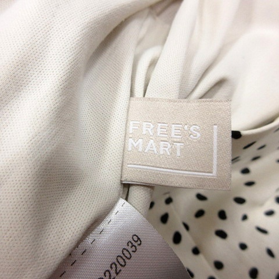 FREE'S MART(フリーズマート)のフリーズマート フレアスカート マキシ ロング ドット M アイボリー 白 レディースのスカート(ロングスカート)の商品写真