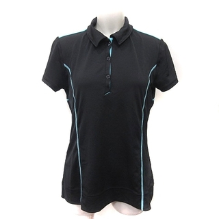 アンダーアーマー(UNDER ARMOUR)のアンダーアーマー ポロシャツ 半袖 LG 黒 ブラック /YI(ポロシャツ)
