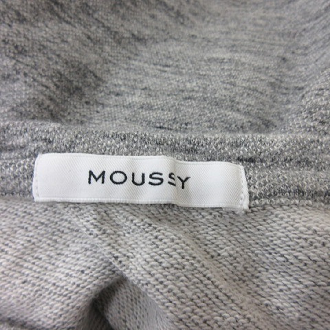 moussy(マウジー)のマウジー  チュニック カットソー フレンチスリーブ 総柄 F グレー /YI レディースのトップス(チュニック)の商品写真