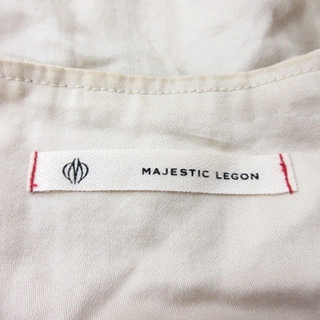 MAJESTIC LEGON(マジェスティックレゴン)のマジェスティックレゴン ジャケット ブルゾン F 白 アイボリー レディースのジャケット/アウター(ブルゾン)の商品写真