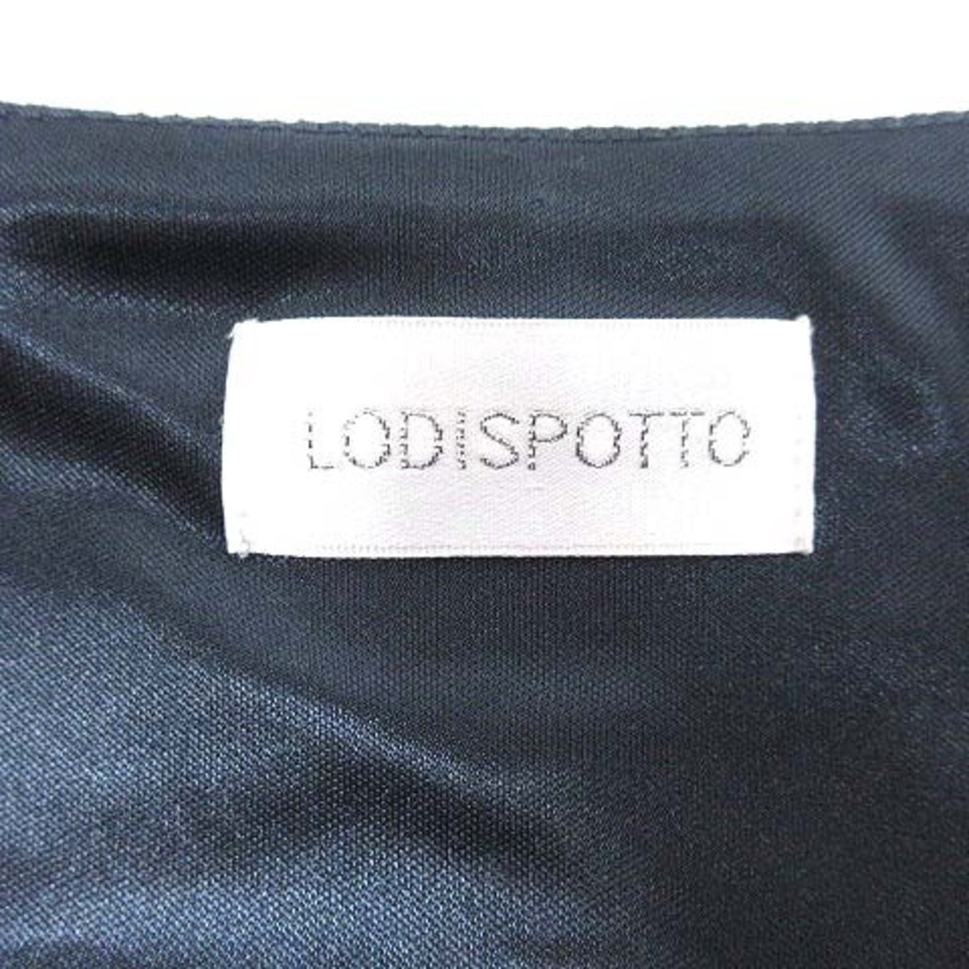 LODISPOTTO(ロディスポット)のLODISPOTTO ワンピース ミニ スクエアネック 半袖 M 紺 ネイビー レディースのワンピース(ミニワンピース)の商品写真