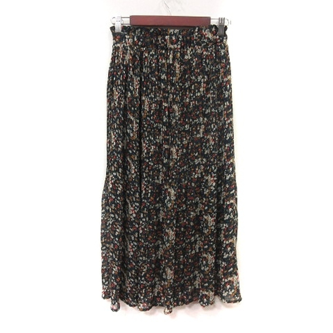 heather(ヘザー)のヘザー  フレアスカート ギャザー ロング 花柄 F マルチカラー /YI レディースのスカート(ロングスカート)の商品写真