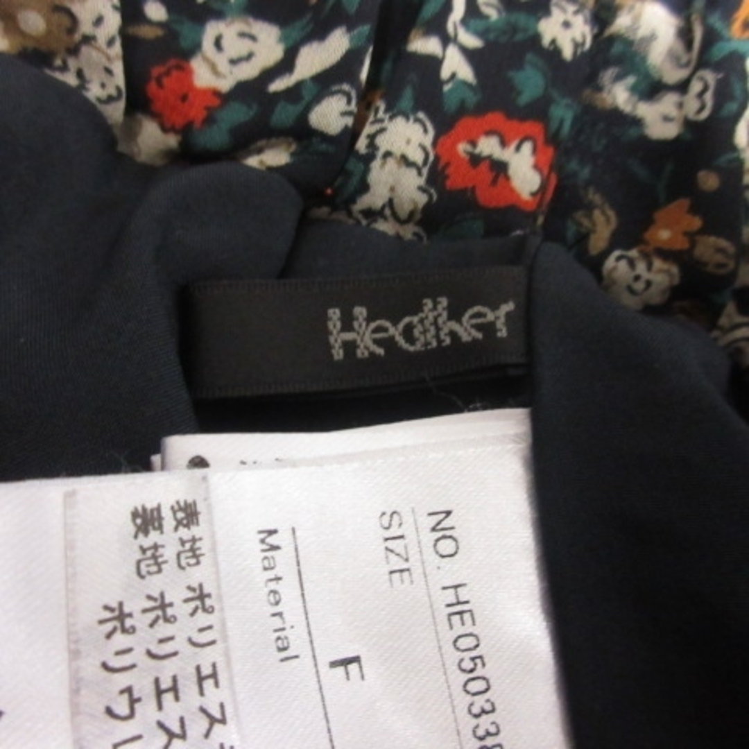 heather(ヘザー)のヘザー  フレアスカート ギャザー ロング 花柄 F マルチカラー /YI レディースのスカート(ロングスカート)の商品写真