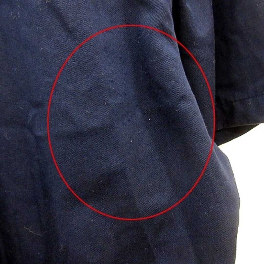 nano・universe(ナノユニバース)のナノユニバース シャツ ブラウス スタンドカラー 長袖 L 紺 ネイビー メンズのトップス(シャツ)の商品写真