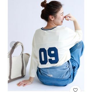 JOURNAL STANDARD - 美品ジャーナルスタンダードナンバリングTEEロンTシャツナンバー09カレッジ